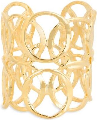 Kenneth Jay Lane Geometric Cuff Bracelet in Gold at Nordstrom Rack