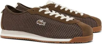 Lacoste Club Low Sneaker in Brown/off White at Nordstrom, Size 10.5