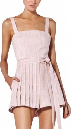 Alexis Linosa Romper In Rosewater