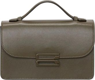 Victoria Beckham Borsa a tracolla Dorian mini - Verde