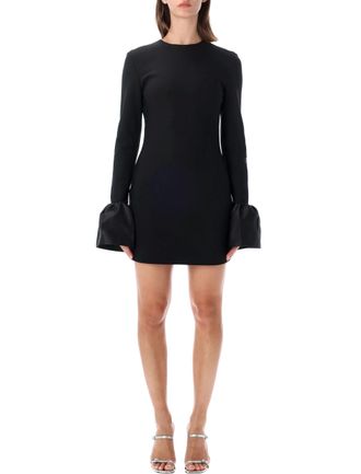 Rotate Frill Sleeved Cuffed Mini Dress
