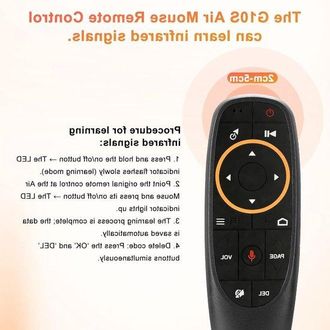 OEM Control Remoto Air Mouse - Rat&oacute;n Girosc&oacute;pico - Control De Smart Tv - B&uacute;squeda Por Voz - 14,5 X 4,8 X 3,2 Cm
