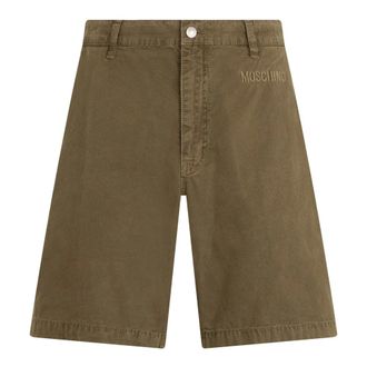 Moschino Heren, Korte broeken, Groen, Maat: XL Katoen