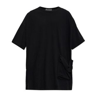 Yohji Yamamoto Camiseta Oversize - Tops - Hombre - Negro - L