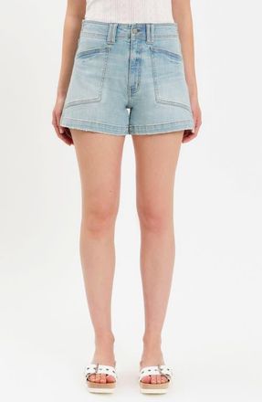 Daze Valley Girl High Waist Denim Shorts in Romcom at Nordstrom, Size 27