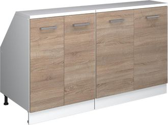 Vicco Conjunto De Armarios Para Techo Inclinado Rion, Sonoma, 140 Cm Lote De 2 Carcasas De Armario 60 Cm De Profundidad, Vicco