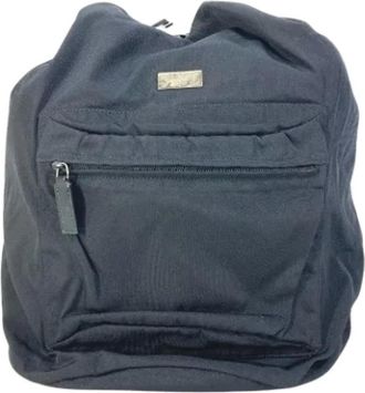 Gucci Pre-owned Canvas gucci-bags - Heren - Vintage Rugzakken - Zwart - ONE Size - Vintage