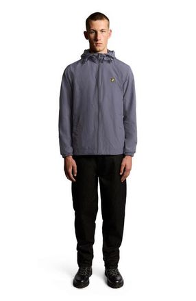 Lyle & Scott Zip Through Hooded Jacket in Graystone at Nordstrom, Size Xx-Large