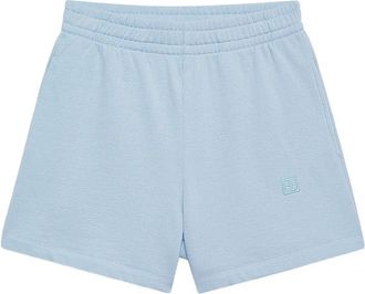 Anine Bing Kam Short Framed Monogram Pale Blue