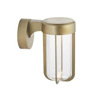 Netlighting BENEVENTO Non Dimmable Contemporary Outdoor LED Glass Wall Lamp in Gold