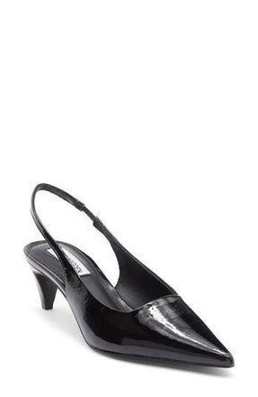 Steve Madden Alynna Slingback Pump in Black Patent at Nordstrom Rack, Size 6.5
