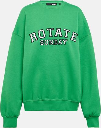 Rotate Iris logo cotton sweatshirt