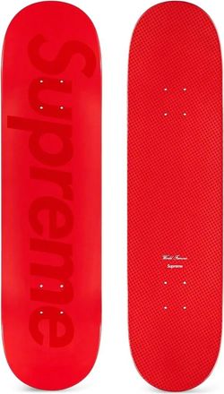 SUPREME Skateboard met logo - Rood