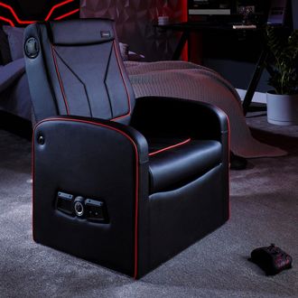 X Rocker Shift Luxe JR Audio Ottoman Gaming Chair, 2.1 Stereo Gaming Chair