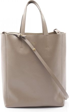 Celine Brown Leather Tote Bag (Pre-Owned)