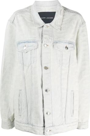 Marc Jacobs Monogram Denim Jacket - Dames - Spijkerjassen - Blauw - XS - Denim - Jassen