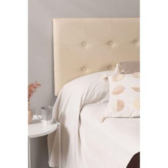 Regalos Miguel Muebles - Cabecero Buttons Polipiel Para Camas De 90 Y 80 Cm - Beige