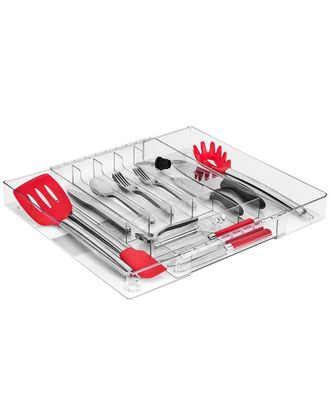 Sorbus Large Expandable Silverware Organizer