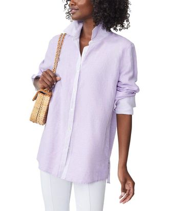 J.McLaughlin J. McLaughlin Anilee Linen-Blend Blouse