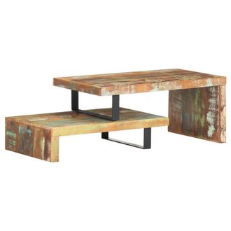 vidaXL Vidaxl - Juego De Mesas De Centro 2 Unidades Madera Maciza Reciclada