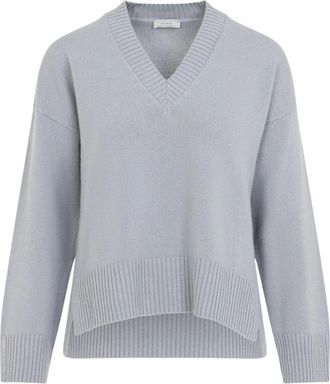 PESERICO Maglione con scollo a V - - Knitwear - Donna - Blu - S
