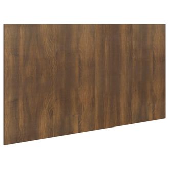 vidaXL Cabecero De Cama Madera Contrachapada Roble Marr&oacute;n 160x1,5x80cm Vidaxl