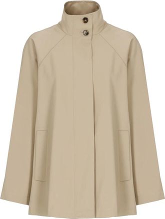 Marella Jassen, Dames, Beige, S, Linea Emme Trenchcoat