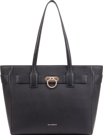 Paul Costelloe Womens Artemisia Leather Tote Bag - Black - One Size