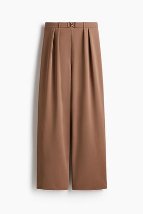 H&M Elegante Hose mit Ziertrense - Braun