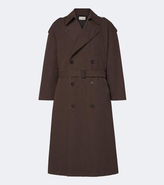 The Row Mischa cotton trench coat