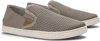 Olukai Womens Pehuea Mid Casual Shoes In Taupe Grey/taupe Grey