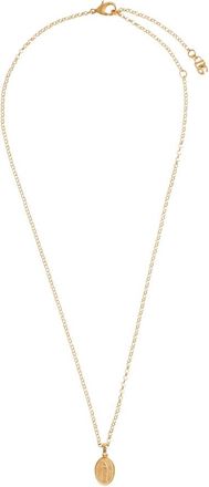 Dolce & Gabbana Oval Hanger Ketting - Dames - Kettingen - Geel - ONE Size - Accessoires