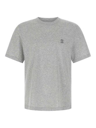 Brunello Cucinelli Logo Print T-Shirt