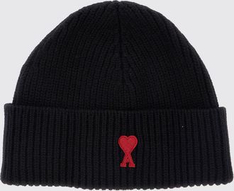 Ami Cappello beanie in misto lana con logo