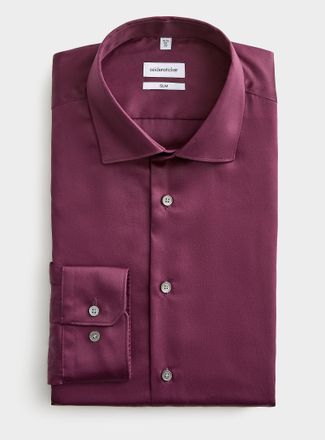 Seidensticker Mens Non-iron saT-Shirt Shirtn shirt Slim fit