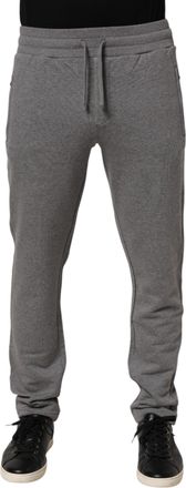 Dolce & Gabbana Mens Cotton Jogger Sweatpants Trouser Gray
