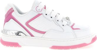 Versace Biggie Basket Sneakers - Dames - Sneakers - Wit - 39 EU - Leer - Schoenen