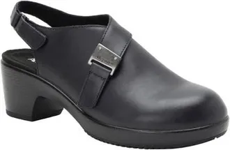 Alegria By Pg Lite Maribel Baroque Leather Clog in 6692 Smoked Black at Nordstrom, Size 40