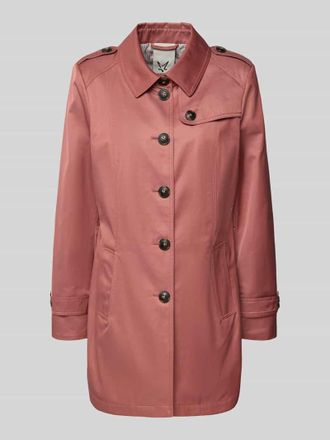 Fuchs Schmitt Trenchcoat mit &Auml;rmelriegeln in Altrosa, Gr&ouml;&szlig;e 38