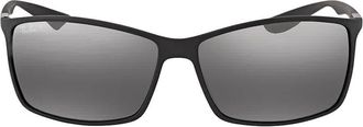 Ray-Ban Liteforce Polarized Silver Mirror Square Mens Sunglasses RB4179 601S82 62