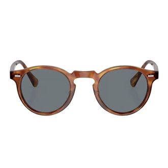 Oliver Peoples Gregory Peck Sun - unisex - Accessoires - Bruin - Maat: 47 MM