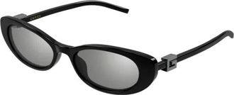 Gucci Gg 1680S Zonnebril - Dames - Zonnebrillen - Zwart - 52 MM - Accessoires