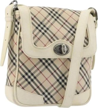 Burberry Borsa a spalla vintage Pre-owned in tela - - Pre-owned - Donna - Beige - ONE SIZE