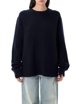 Extreme Cashmere You Ribbed Knit Sweater