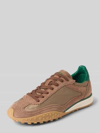 Hoff Sneaker aus Leder mit Label-Detail Modell BRIDGE MKII in Dunkelbraun, Gr&ouml;&szlig;e 37