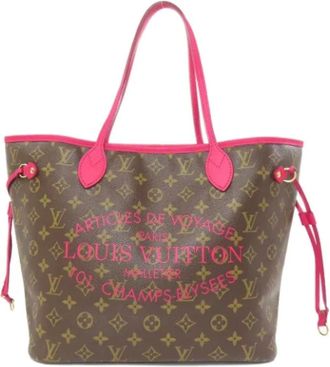 Louis Vuitton Pre-owned Tote Bags, female, Brown, Size: ONE SIZE Pre-owned Fabric shoulder-bags
