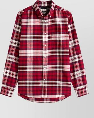 Tommy Hilfiger long sleeve button-down shirt with chest pocket