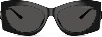 Michael Kors Navarra Grey Irregular Ladies Sunglasses MK2235U 300587 57