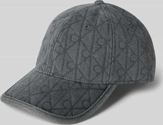 Calvin Klein Basecap mit Label-Detail in Graphit, Größe 1