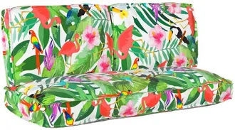 vidaXL Cushion Set Floral 3 pcs Multicolour Oxford Fabric vidaXL